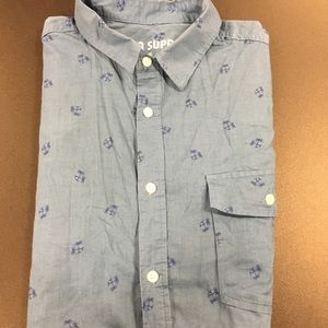 🌴 Palm Tree button down